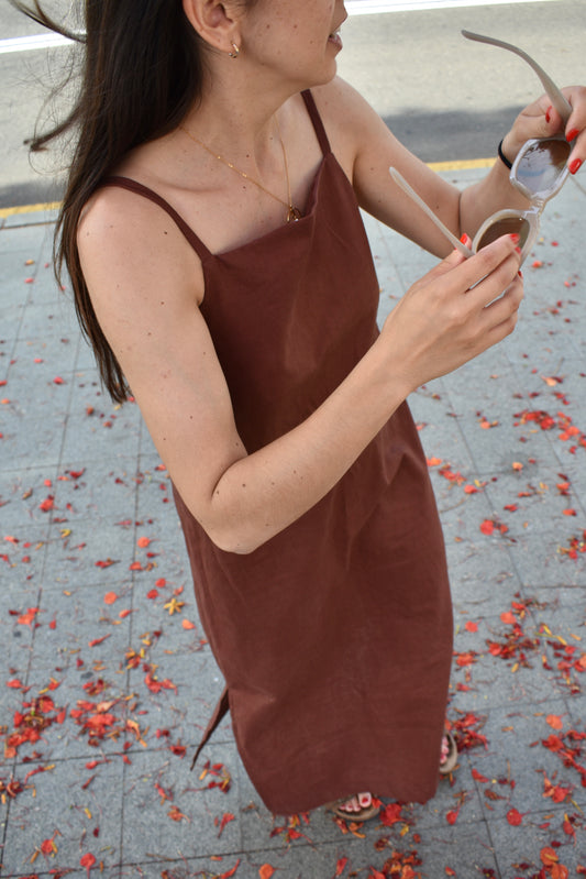 Vestido Badana Midi - A MEDIDA